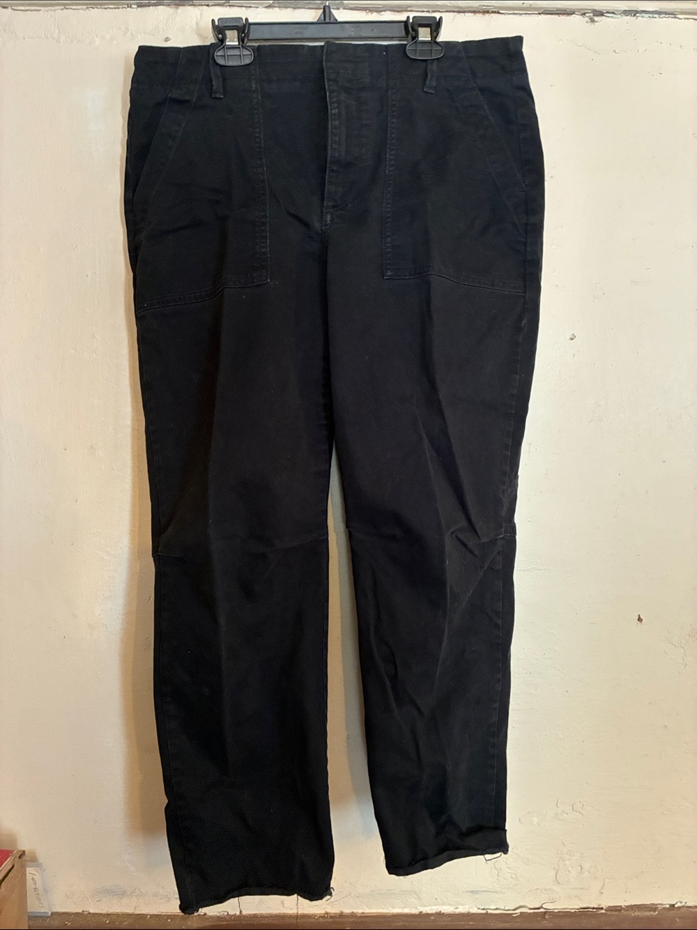 Banana Republic Black Cropped Utility Pants for Women